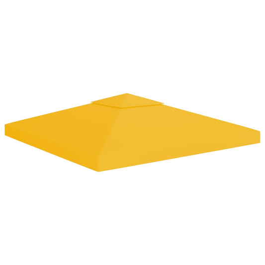2-Tier Gazebo Top Cover 1 oz/ft² 9.8'x9.8' Yellow