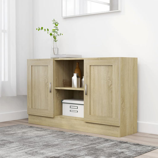 Sideboard Sonoma Oak 47.2"x12"x27.6" Engineered Wood