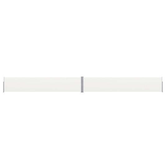 Patio Retractable Side Awning 55.1"x472.4" Cream
