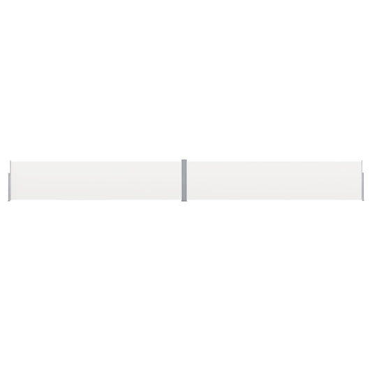 Patio Retractable Side Awning 66.9"x472.4" Cream