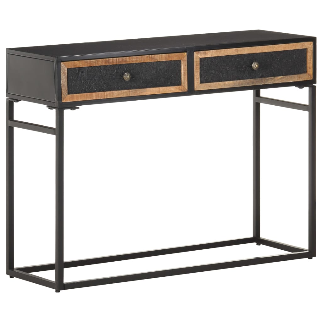 Console Table 39.4"x13.8"x29.5" Solid Mango Wood