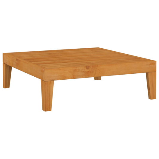 Patio Table 27"x27"x9.4" Solid Acacia Wood