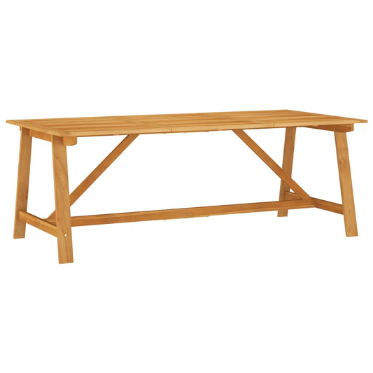 Patio Dining Table 81.1"x39.4"x29.1" Solid Acacia Wood