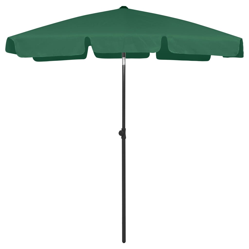 Beach Umbrella Green 70.9"x47.2"