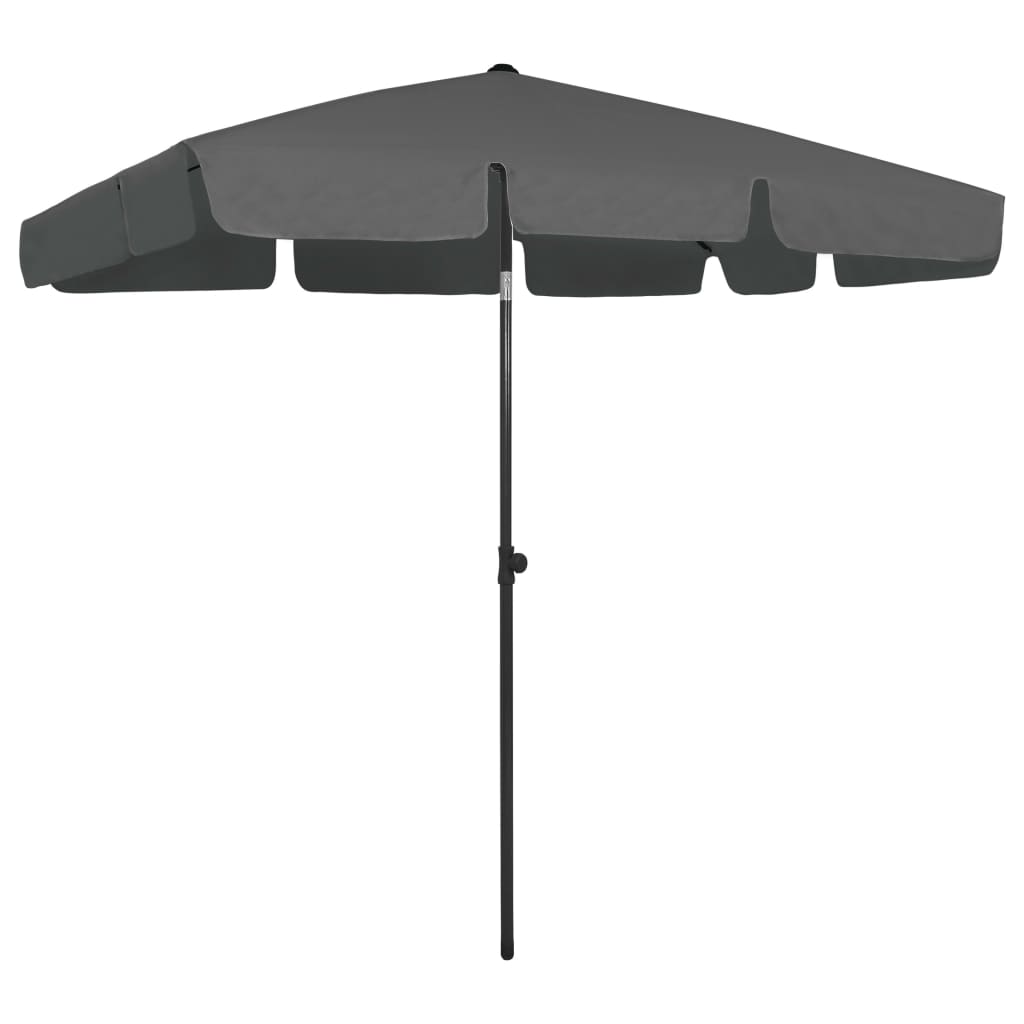 Beach Umbrella Anthracite 78.7"x49.2"