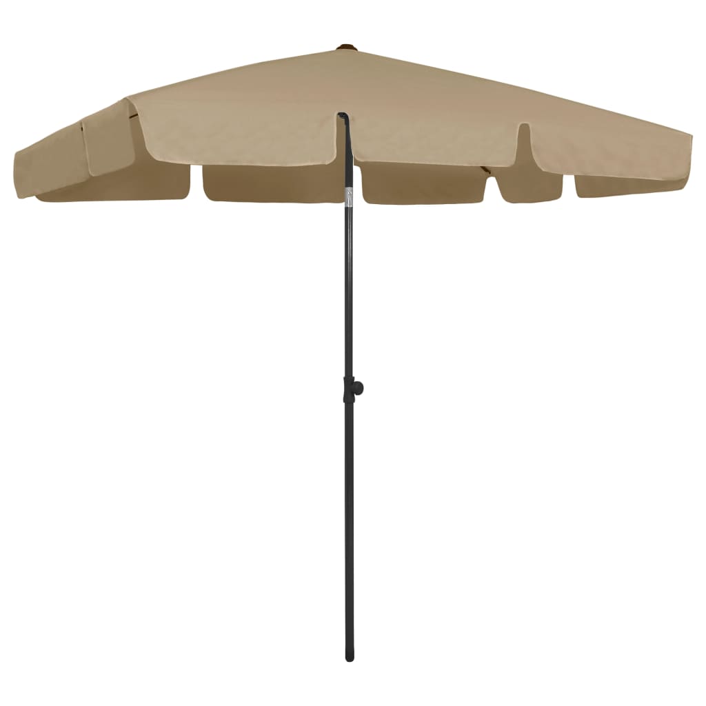 Beach Umbrella Taupe 78.7"x49.2"