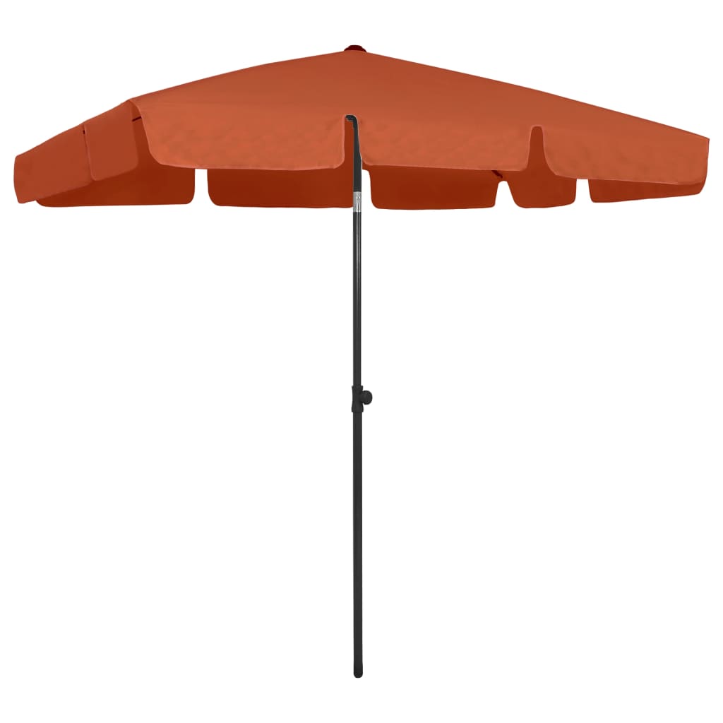 Beach Umbrella Terracotta 78.7"x49.2"