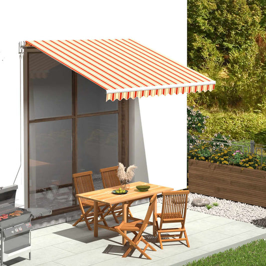 Replacement Fabric for Awning Yellow and Orange 9.8'x8.2'