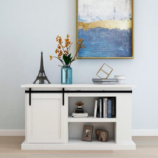 Mini Sliding Cabinet Door Kit Carbon Steel 59.8"