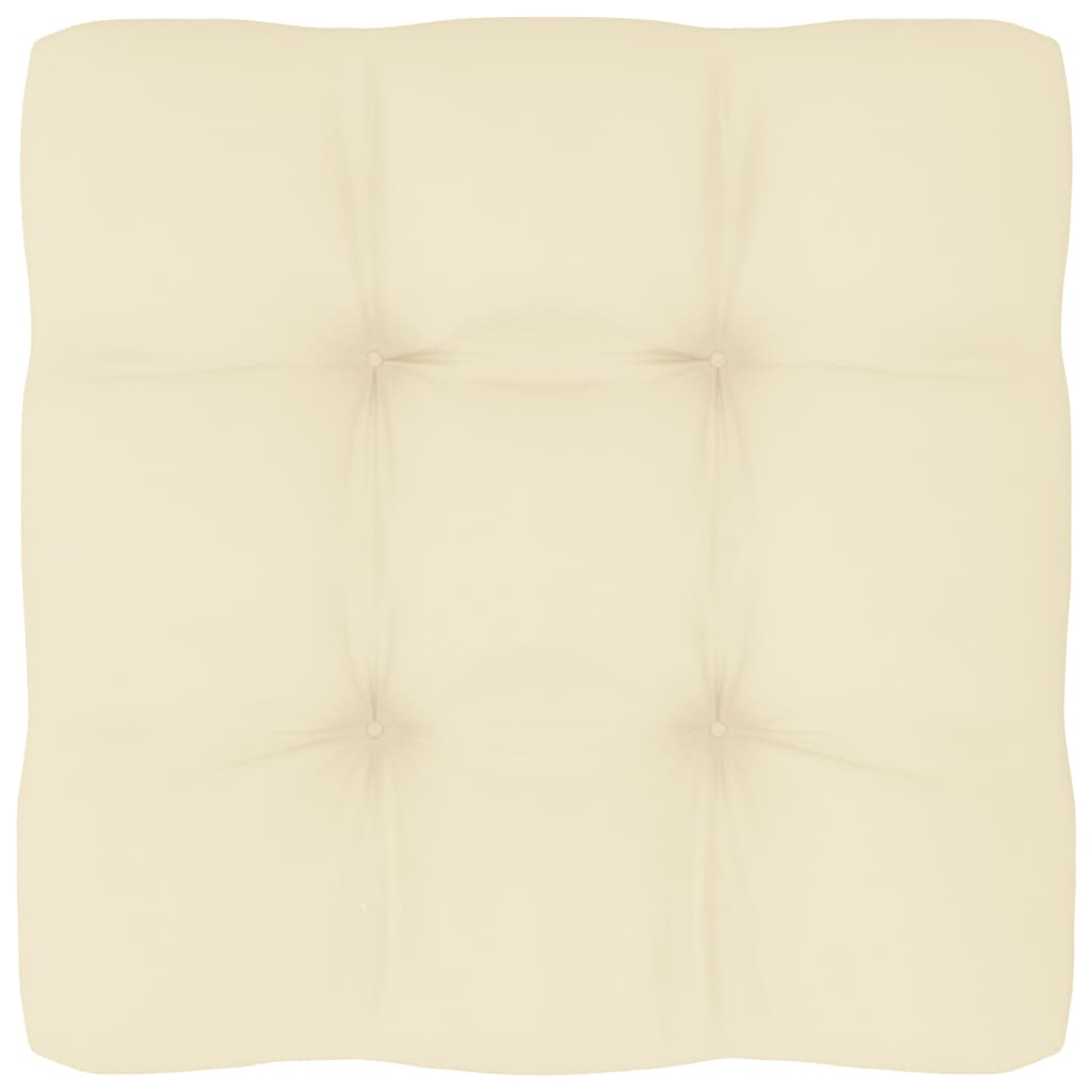 Pallet Sofa Cushion Cream 23.6"x23.6"x3.9"