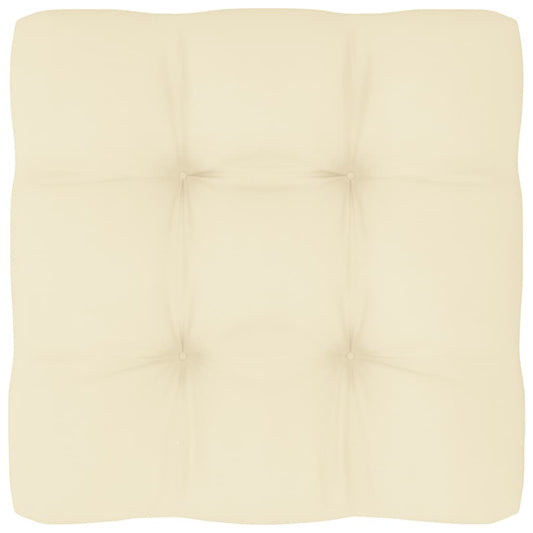 Pallet Sofa Cushion Cream 23.6"x23.6"x3.9"