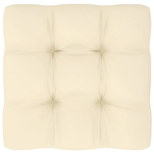 Pallet Sofa Cushion Cream 27.6"x27.6"x3.9"