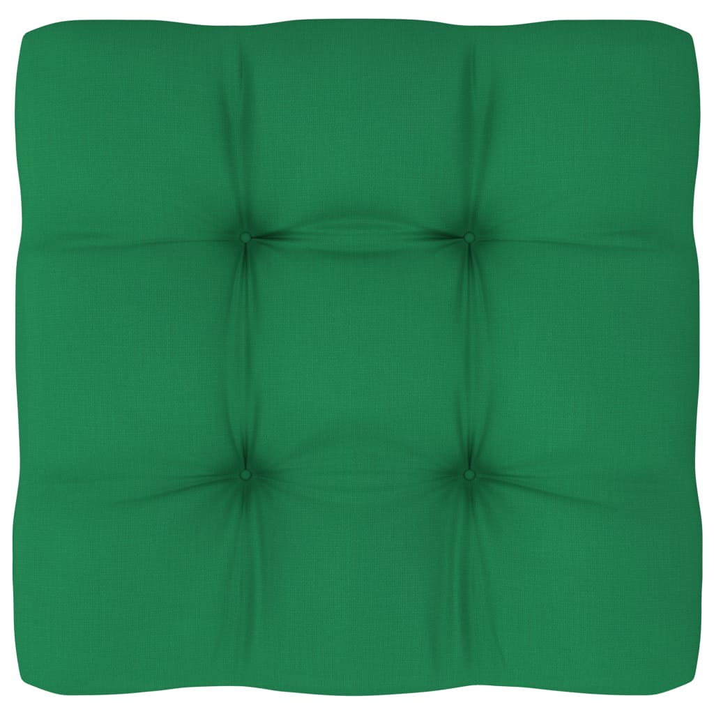 Pallet Sofa Cushion Green 27.6"x27.6"x3.9"