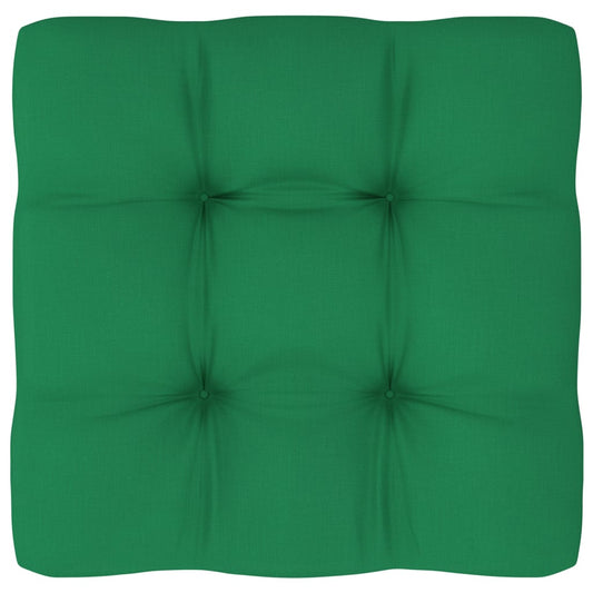 Pallet Sofa Cushion Green 27.6"x27.6"x3.9"