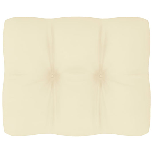 Pallet Sofa Cushion Cream 19.7"x15.7"x3.9"