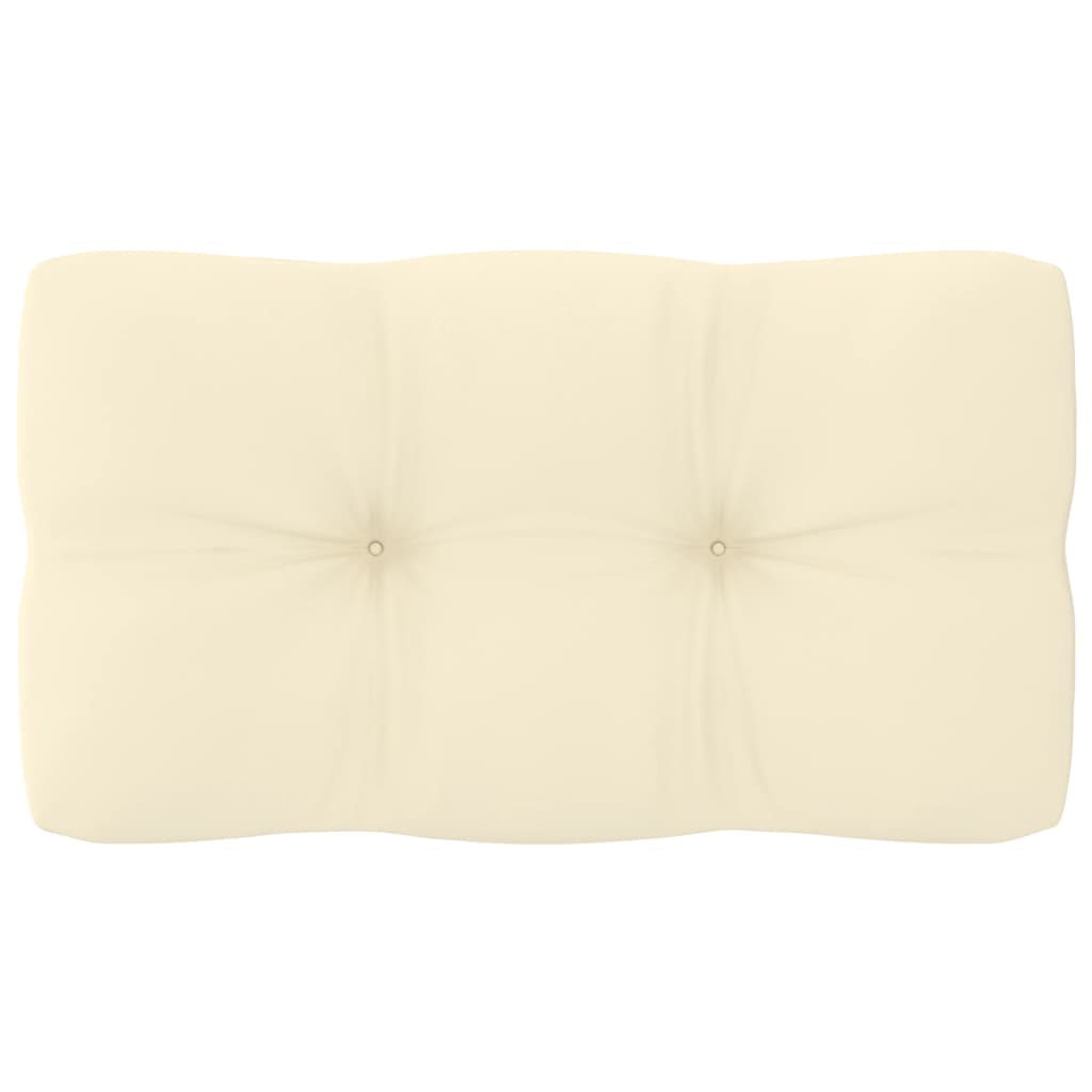 Pallet Sofa Cushion Cream 27.6"x15.7"x3.9"
