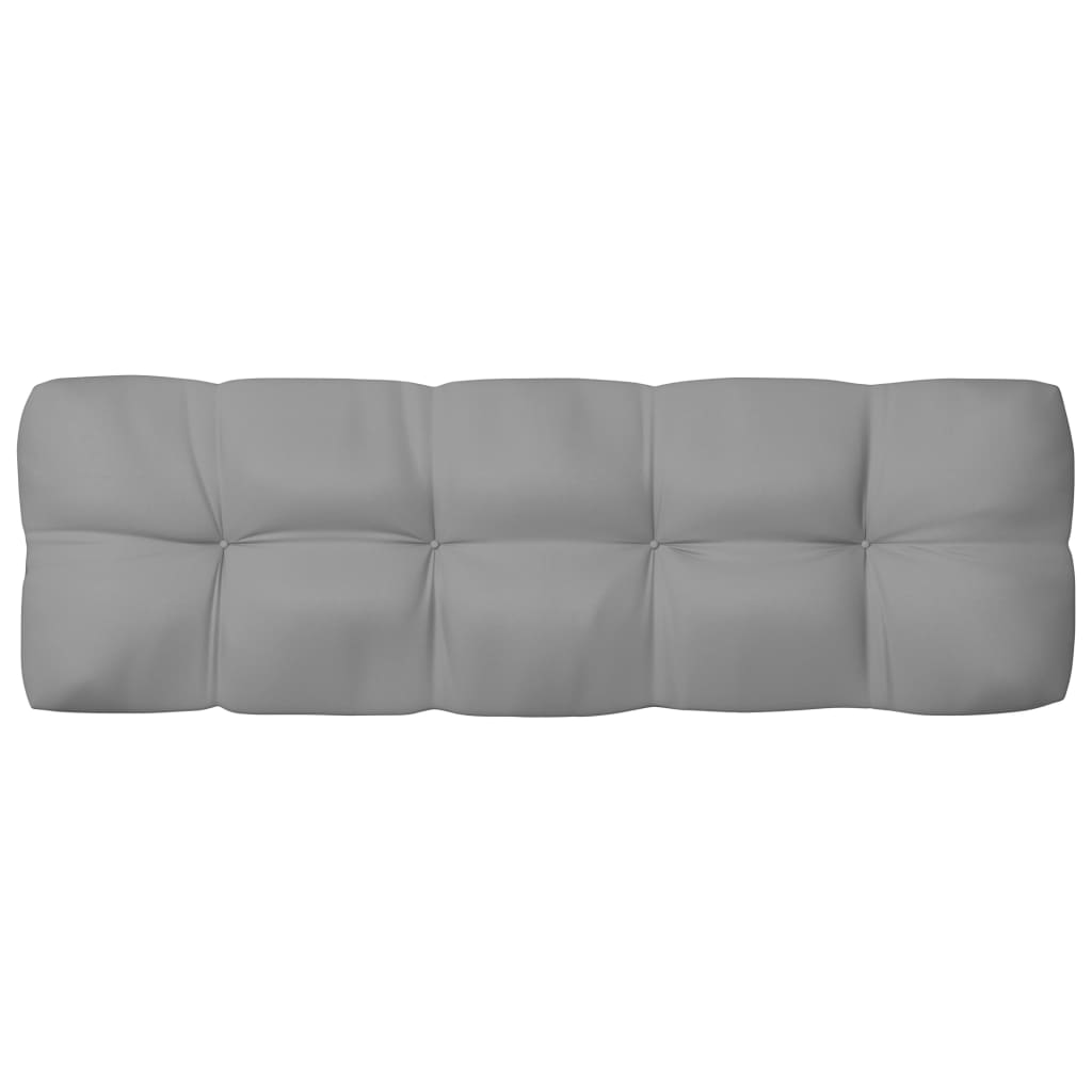 Pallet Sofa Cushion Gray 47.2"x15.7"x3.9"
