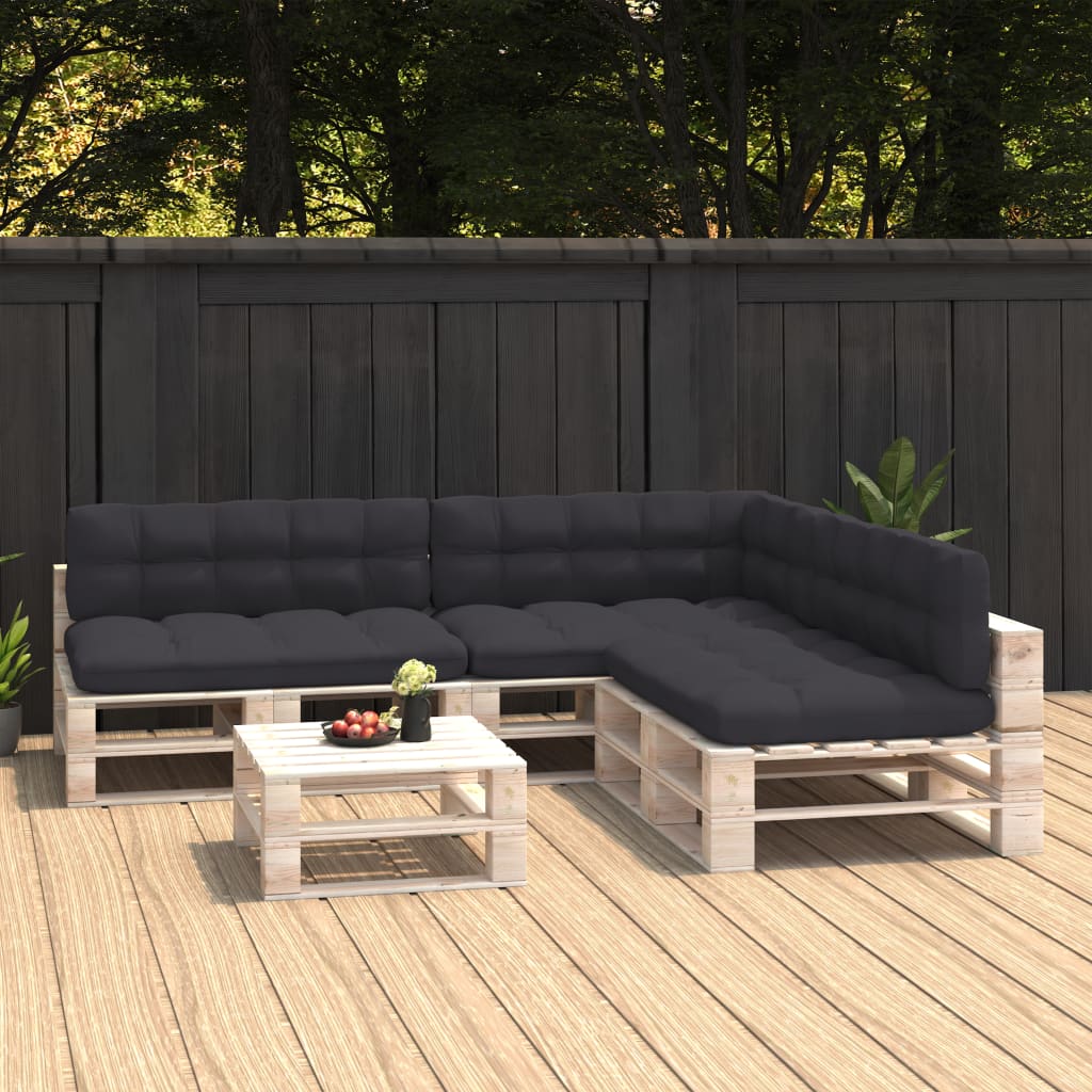 Pallet Sofa Cushions 7 pcs Anthracite