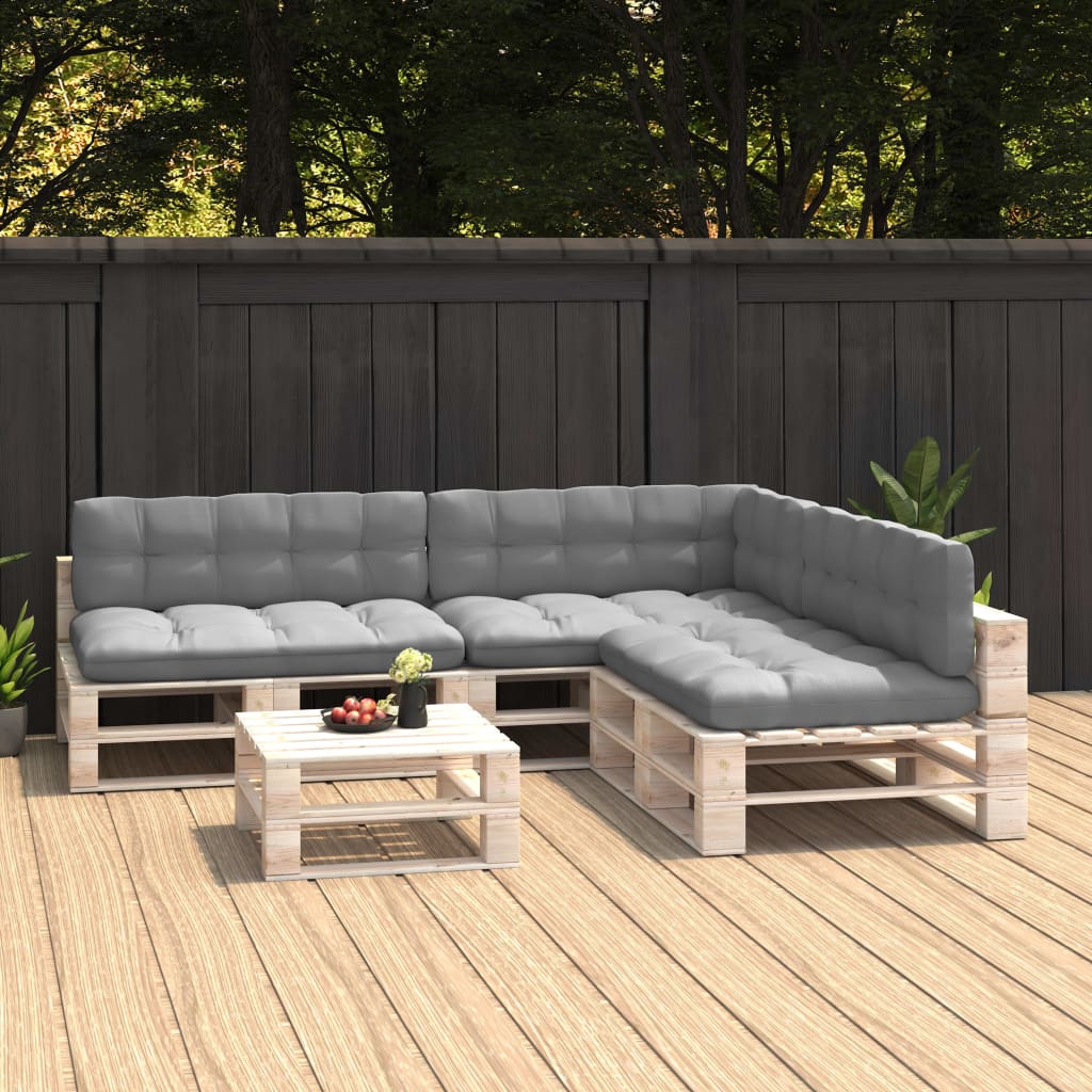 Pallet Sofa Cushions 7 pcs Gray