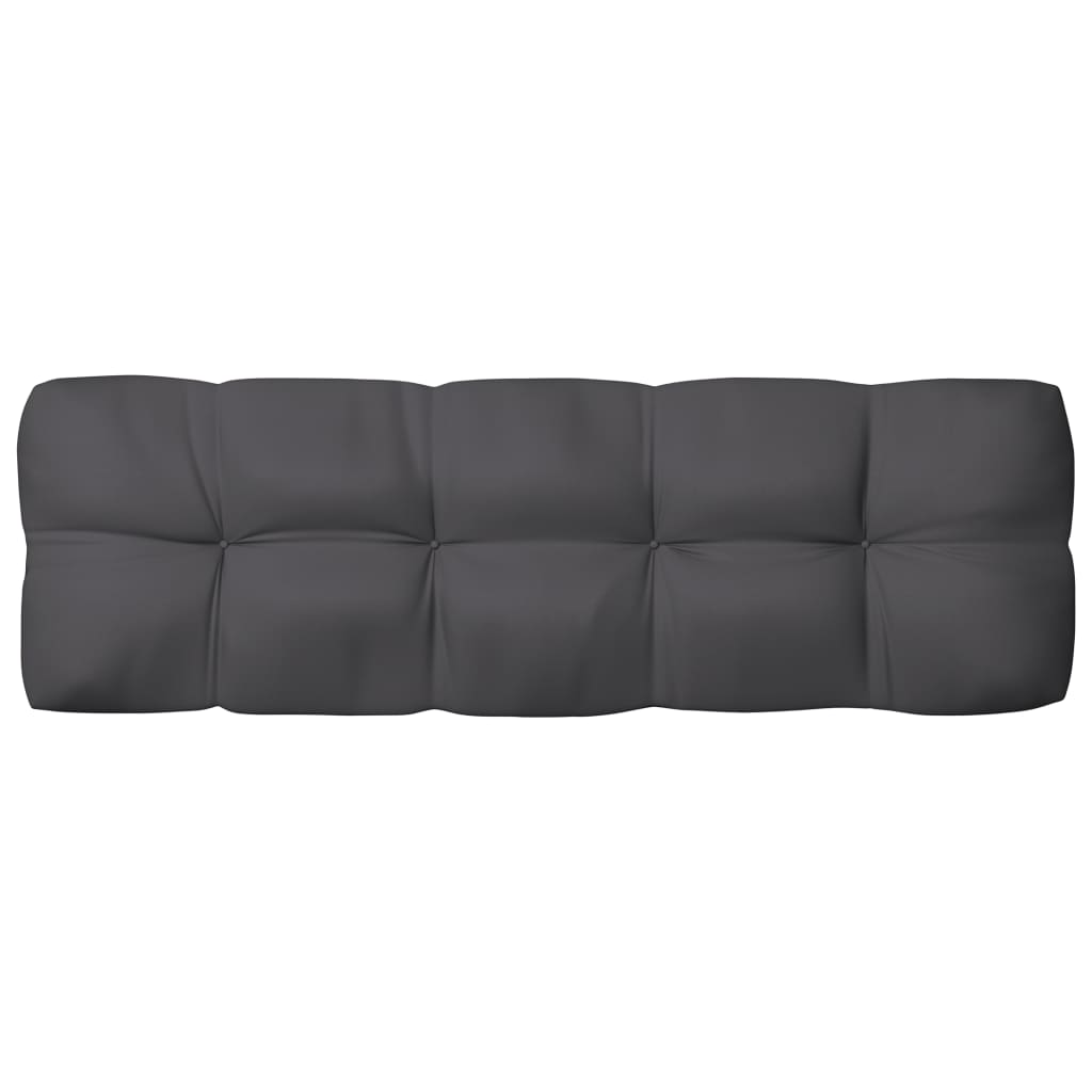 Pallet Sofa Cushion Anthracite 47.2"x15.7"x3.9"