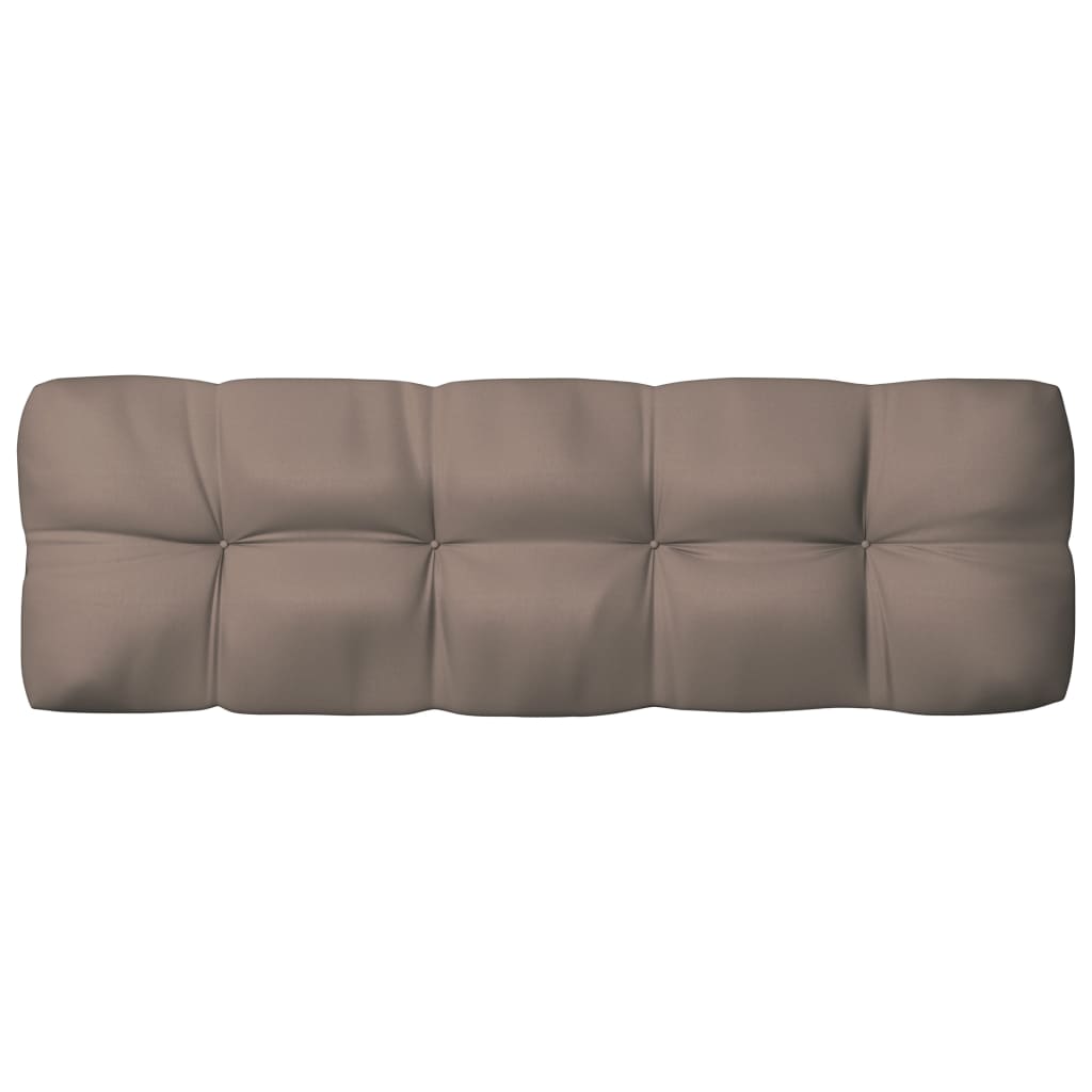 Pallet Sofa Cushion Taupe 47.2"x15.7"x3.9"