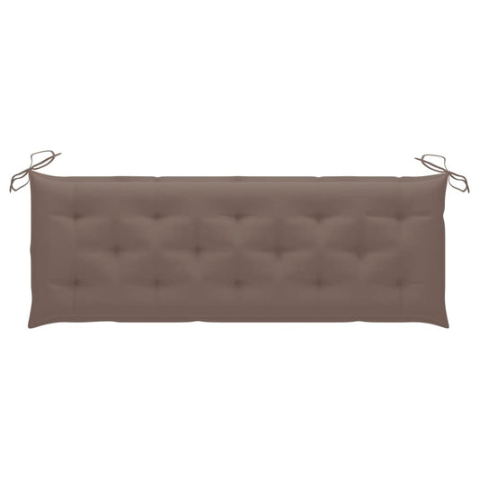 Garden Bench Cushion Taupe 59.1"x19.7"x2.8" Fabric