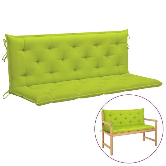 Cushion for Swing Chair Bright Green 59.1" Fabric