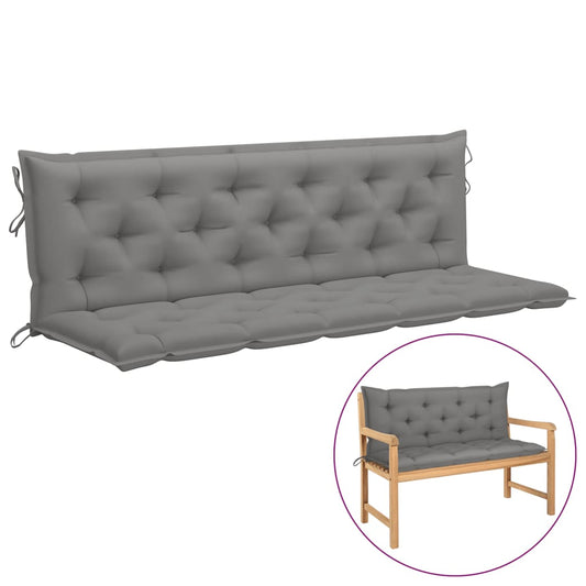 Cushion for Swing Chair Gray 70.9" Fabric