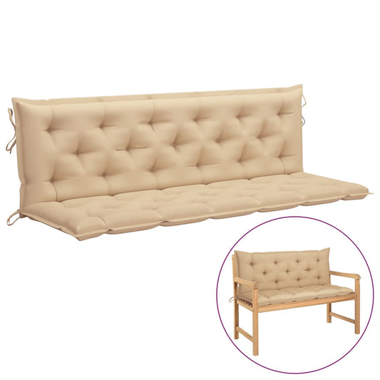 Cushion for Swing Chair Beige 70.9" Fabric