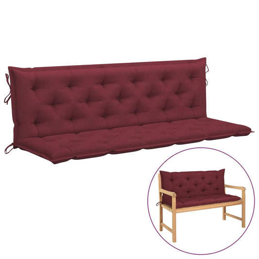 Cushion for Swing Chair Wine Red 70.9" Fabric
