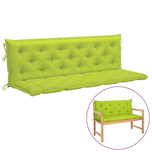 Cushion for Swing Chair Bright Green 70.9" Fabric