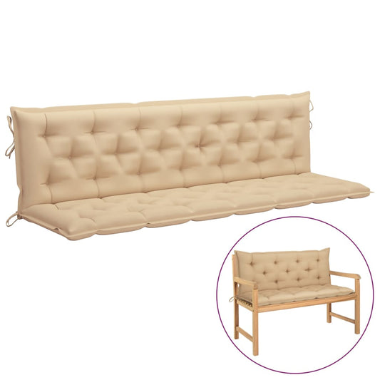 Cushion for Swing Chair Beige 78.7" Fabric