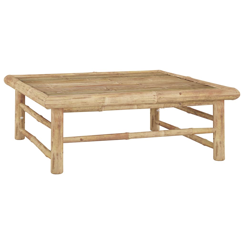 Patio Table 25.6"x25.6"x11.8" Bamboo