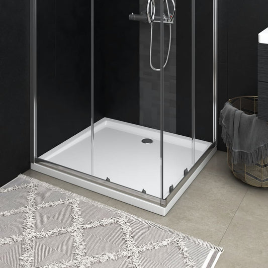 Rectangular ABS Shower Base Tray White 31.5"x35.4"
