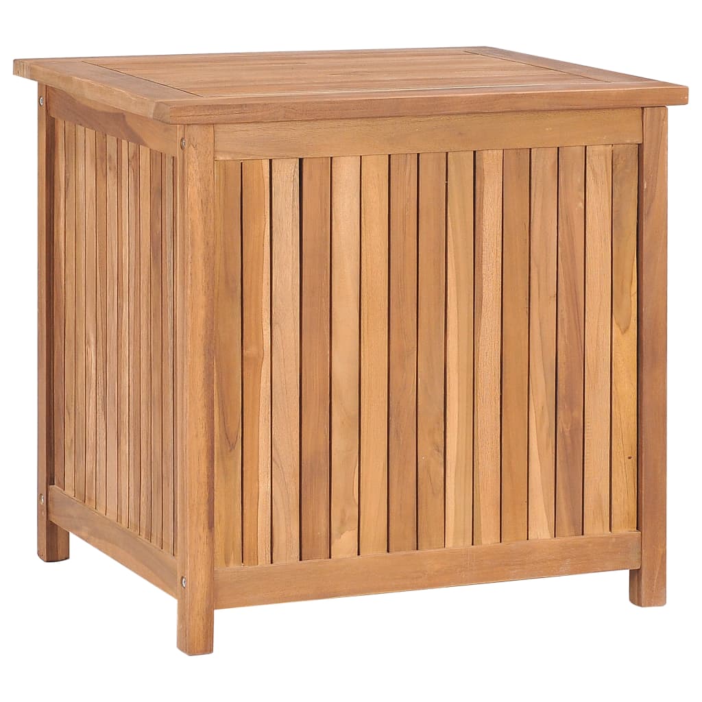 Patio Storage Box 23.6"x19.7"x22.8" Solid Teak Wood