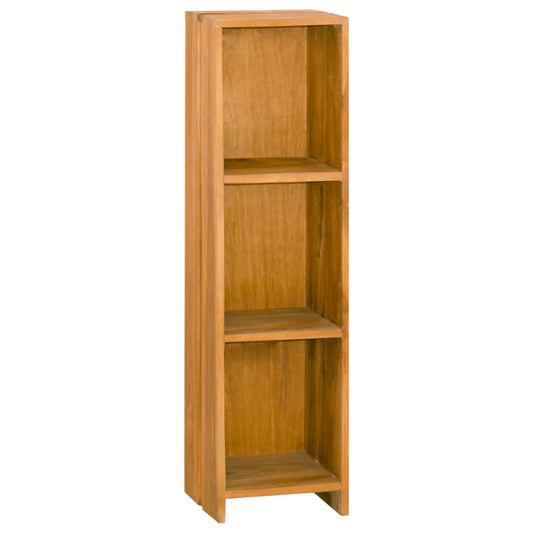 Bookshelf 11.8"x11.8"x43.3" Solid Teak Wood