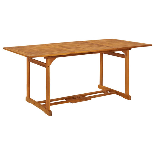 Patio Dining Table 70.9"x35.4"x29.5" Solid Acacia Wood