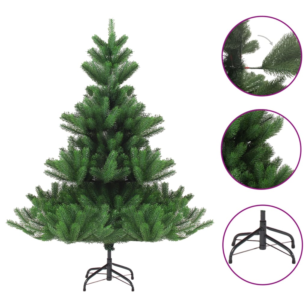 Nordmann Fir Artificial Christmas Tree Green 7 ft