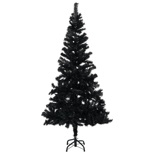 Artificial Christmas Tree with Stand Black 4 ft PVC