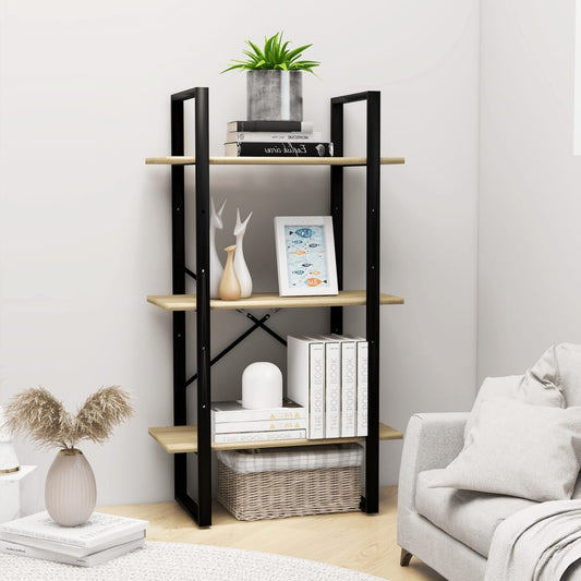 Storage Shelf Sonoma Oak 23.6"x11.8"x41.3" Engineered Wood