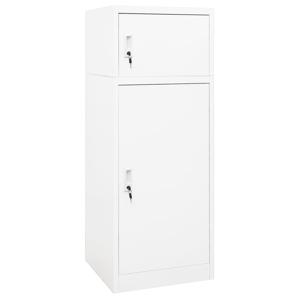 Saddle Cabinet White 20.9"x20.9"x55.1" Steel