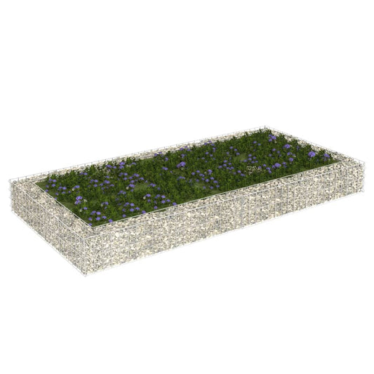 Gabion Raised Bed Galvanized Steel 78.7"x39.4"x7.9"