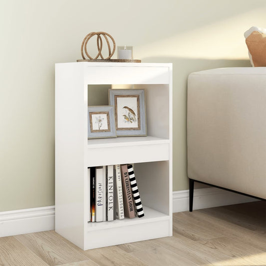 Book Cabinet/Room Divider White 15.7"x11.8"x28.3"