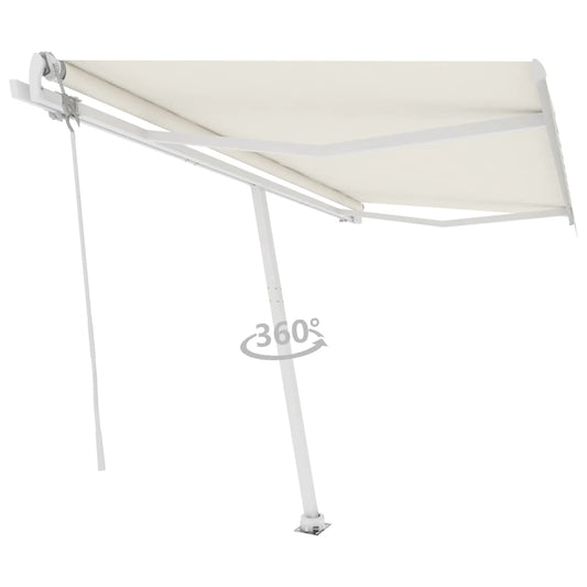 Freestanding Automatic Awning 157.5"x118.1" Cream